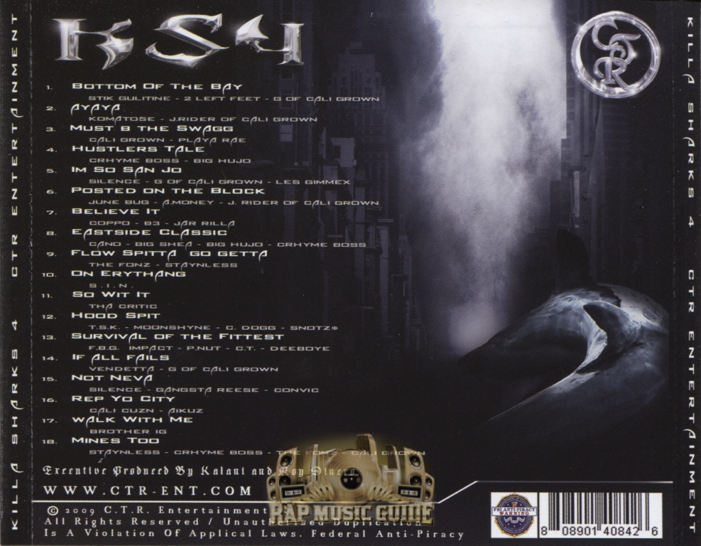 CTR Entertainment - Killa Sharks 4: CD | Rap Music Guide